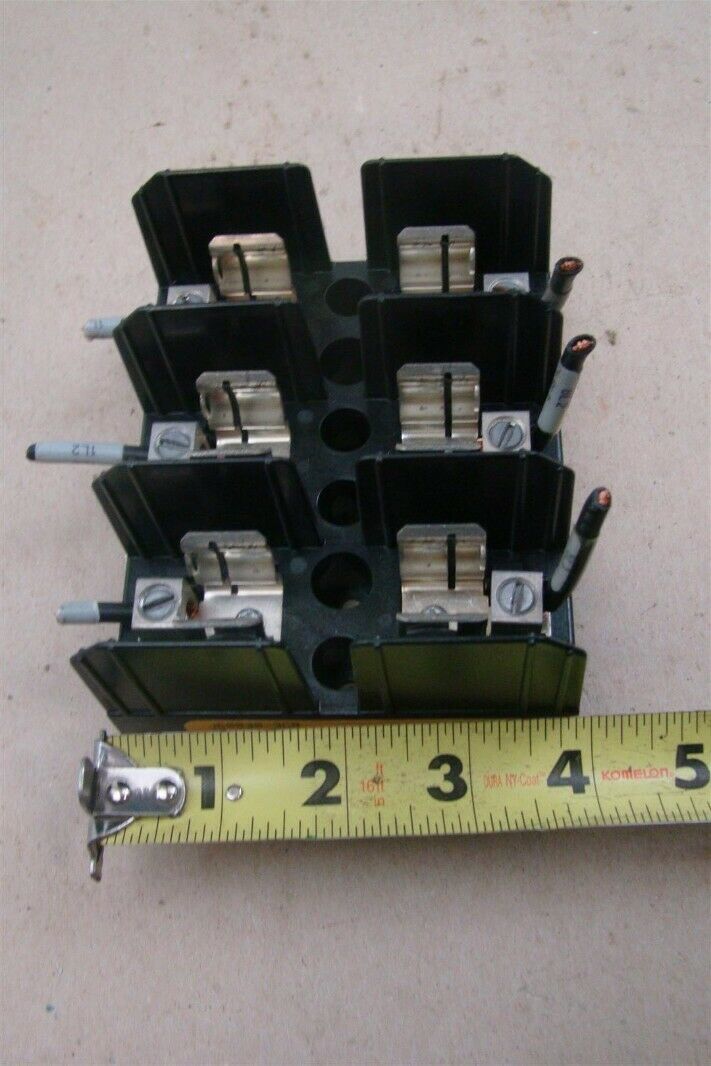 Buss 3 Pole Fuse holder, 600v, 30A , J600303CR Joseph Fazzio