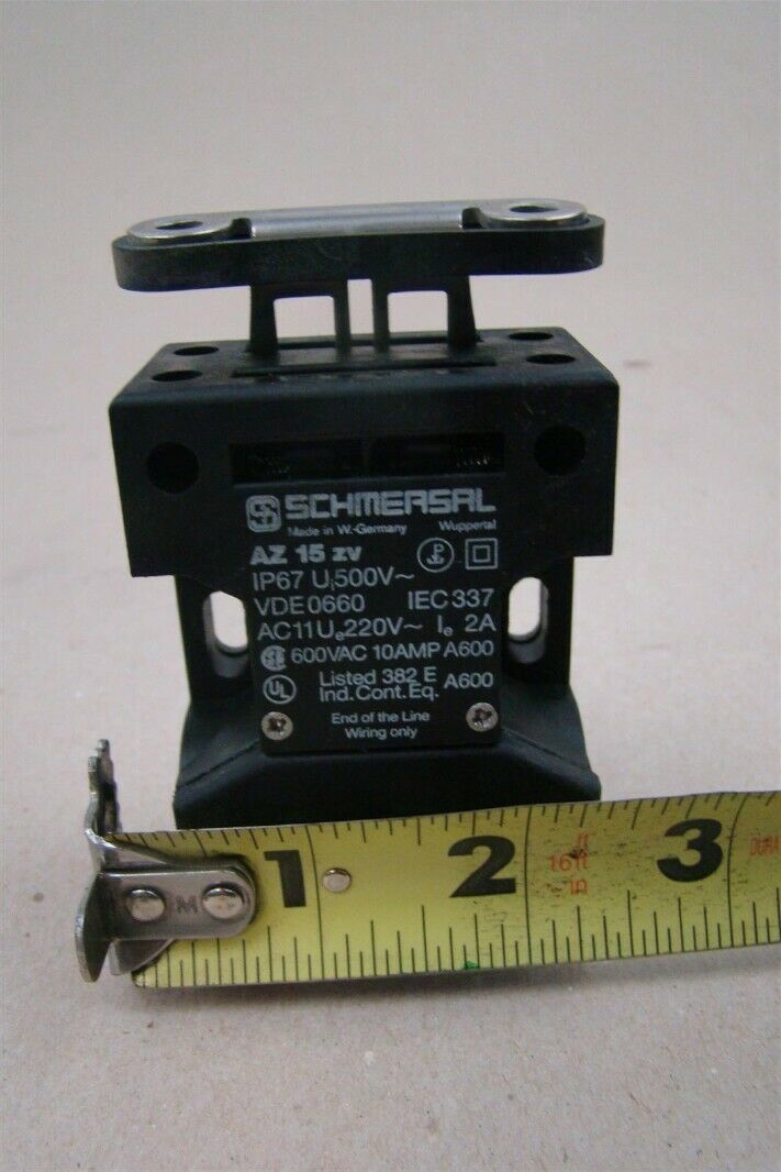 Schmersal Interlock Safety Switch 600VAC, 10AMP, AZ 15 zv Joseph