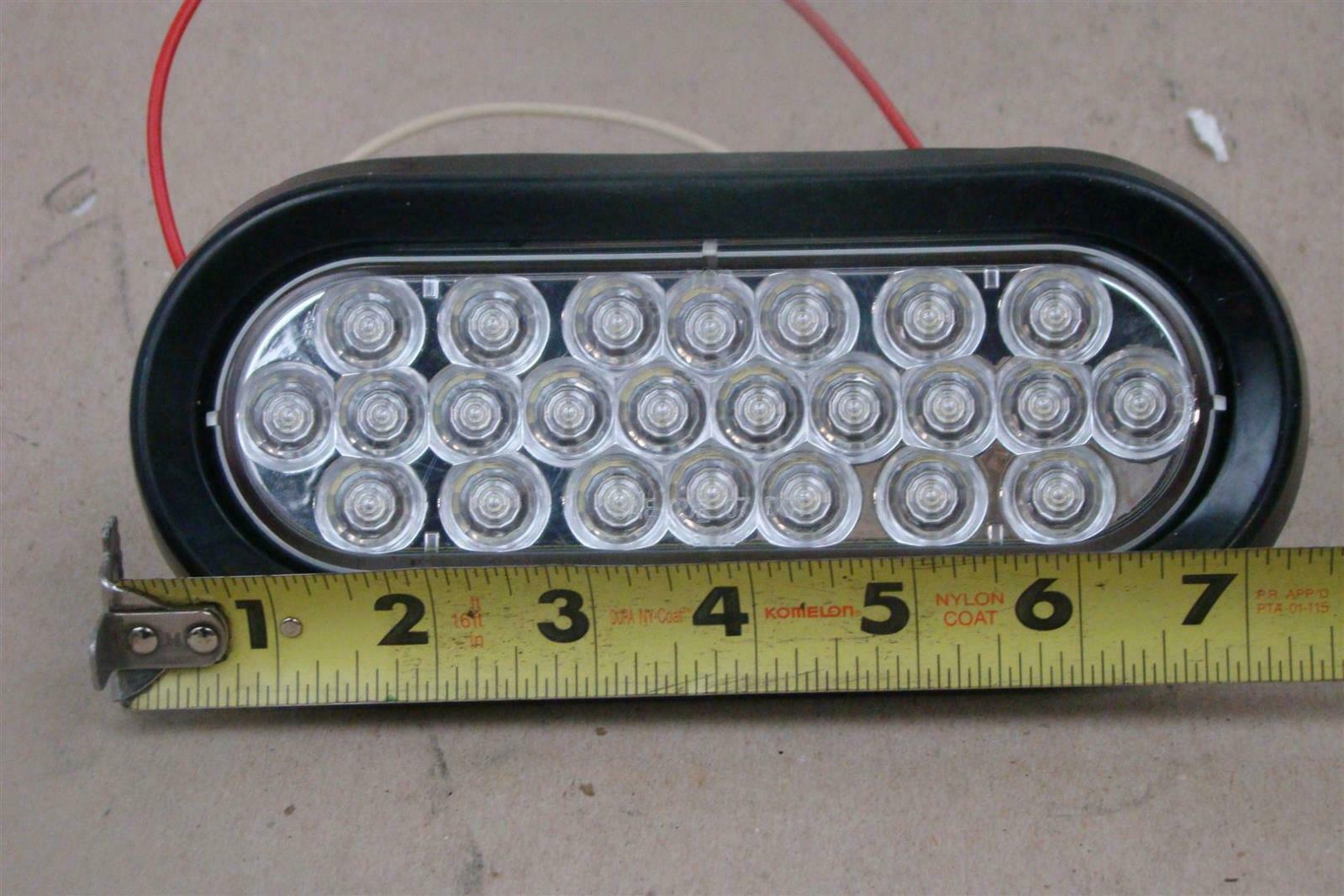 Buyers 6" Oval LED Backup Light, Clear 1224vDC, 562624 Joseph Fazzio