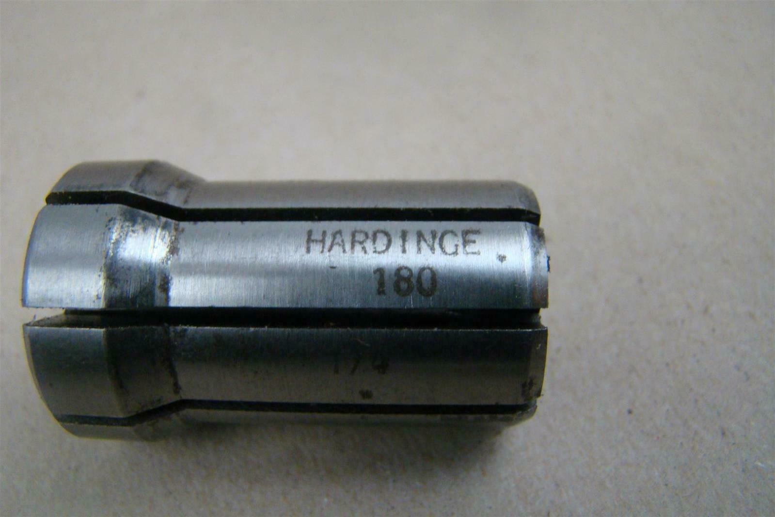 (8) Hardinge Collets (1/4", 5/16", 3/8",7/16", 9/16", 5/8", 1 1/16", 3/