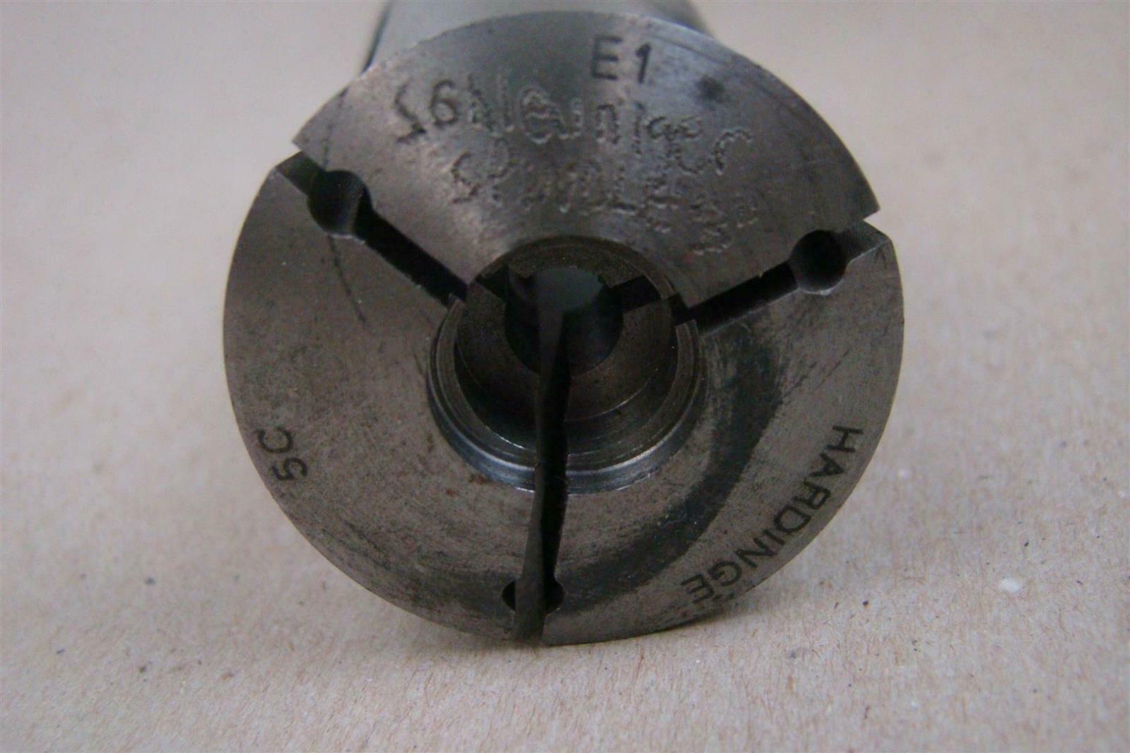 (4) Hardinge Collets Sizes 0.377", 0.252", 0.169", 0.136", 5C, E1