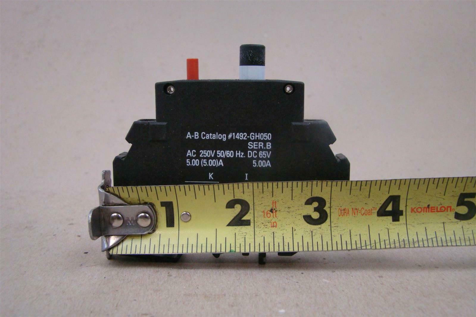 Allen Bradley 5A Circuit Breaker AC 250v 50/60Hz, 1492GH050 Joseph