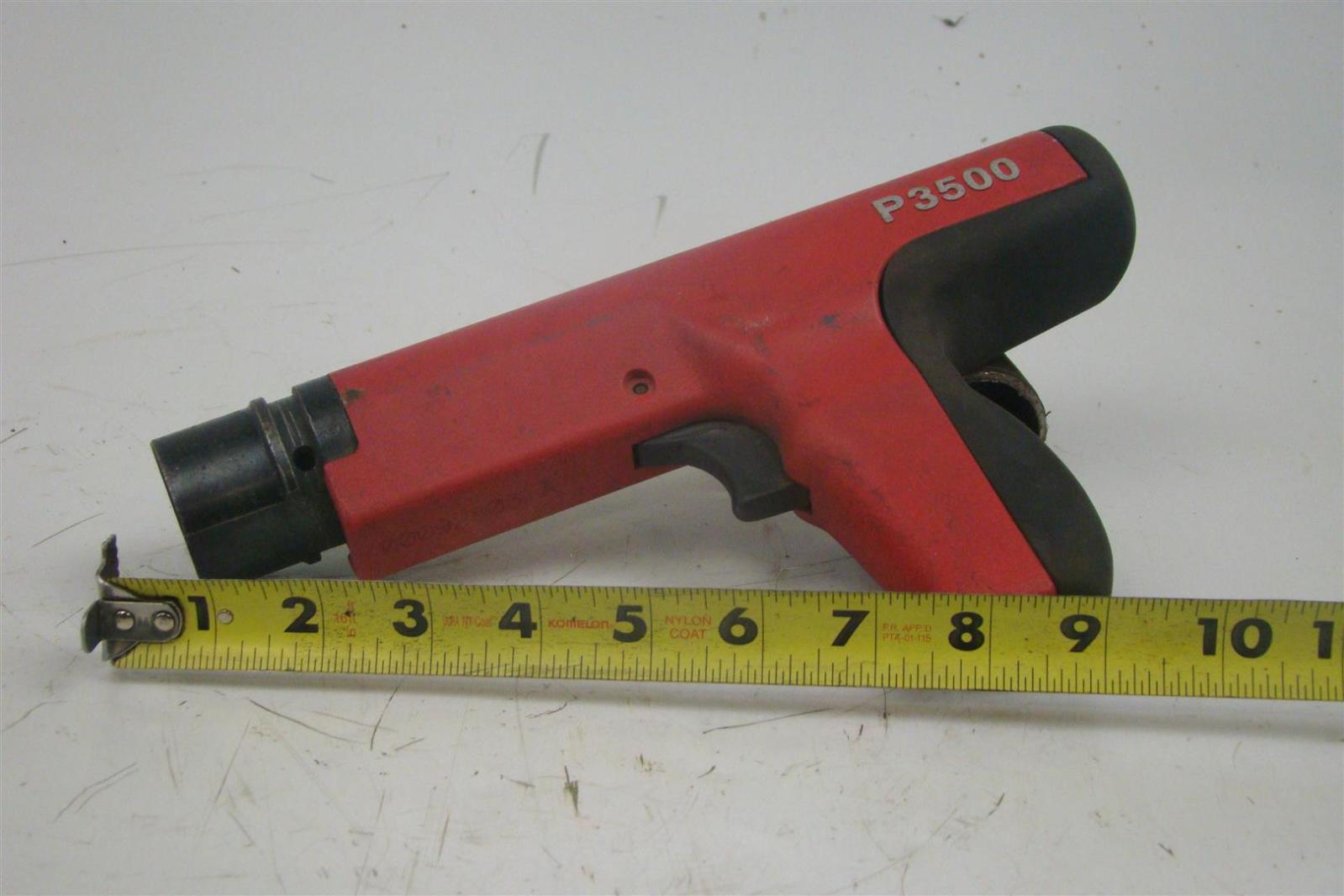 Powers PowderActuated SemiAutomatic Tool with Case and Attachments