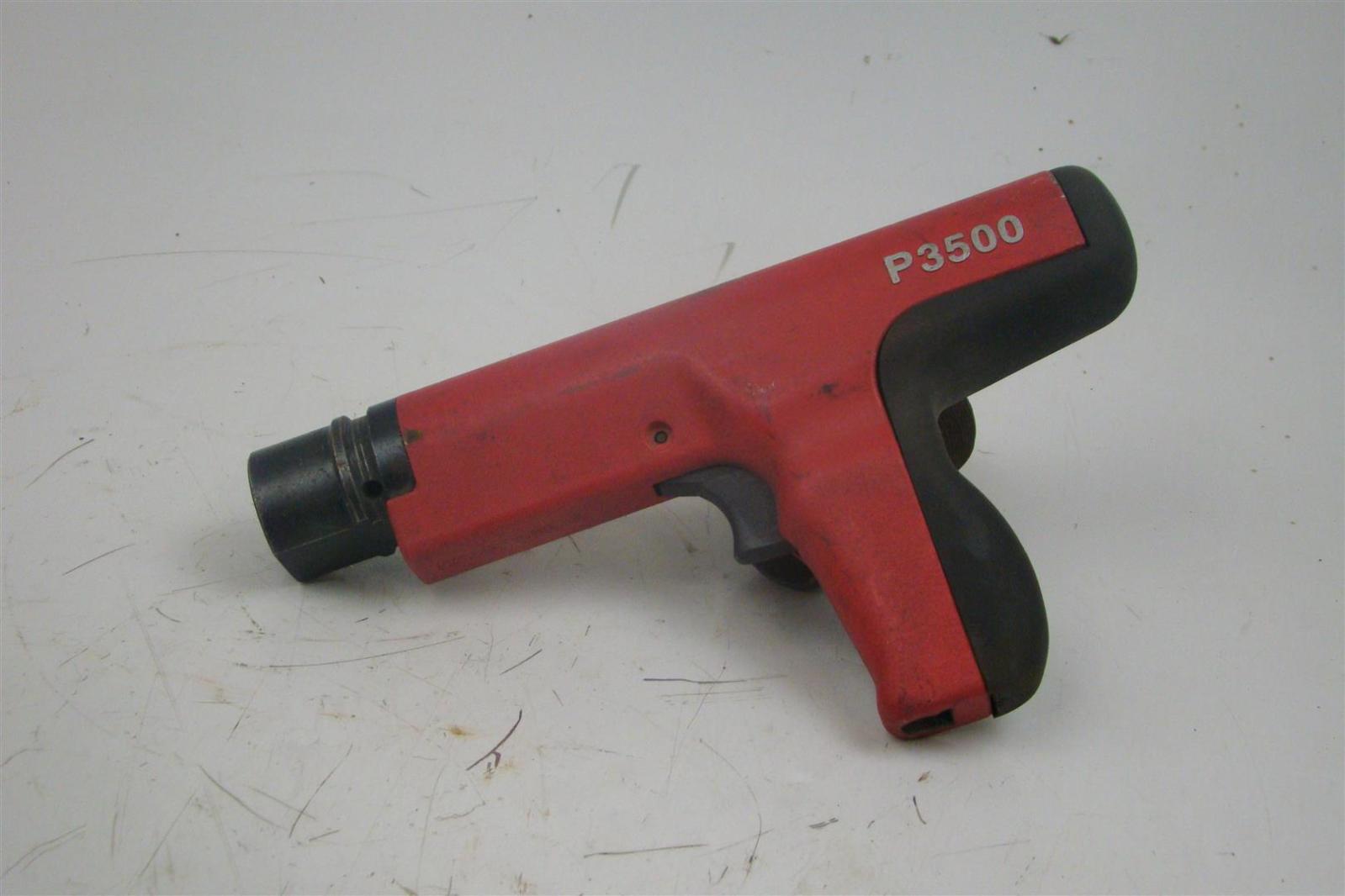 Powers PowderActuated SemiAutomatic Tool with Case and Attachments