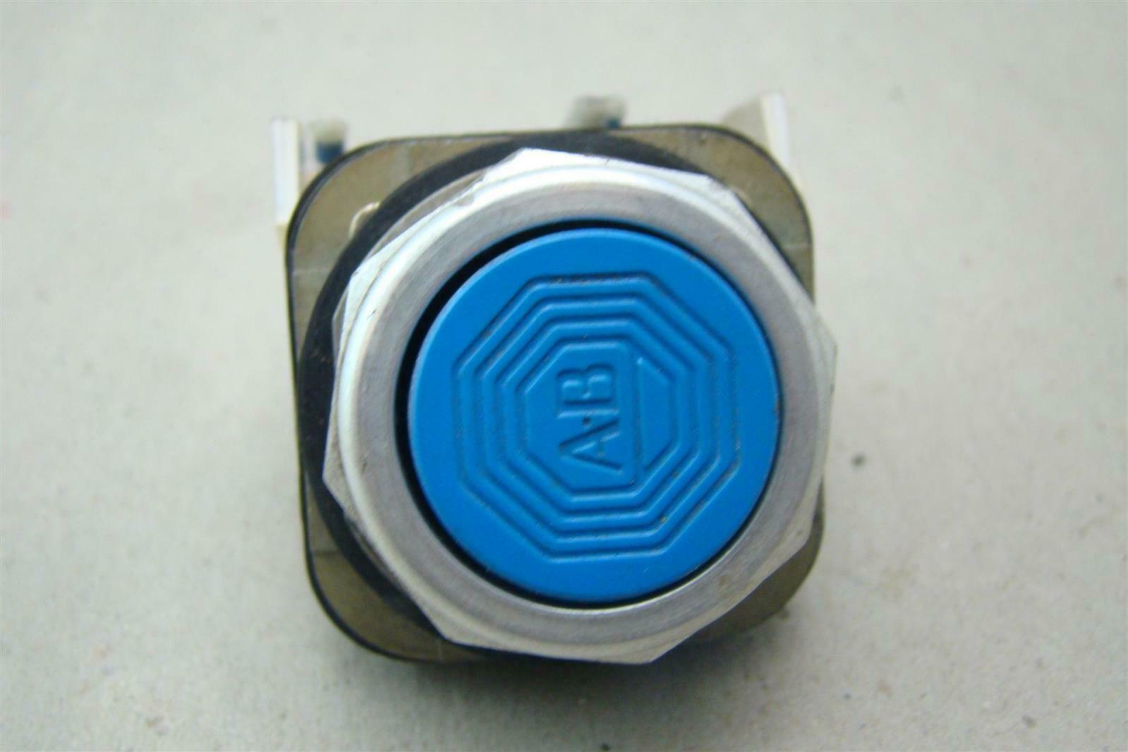 Allen Bradley Blue Push Button with Contact Block Series D, 800TXA