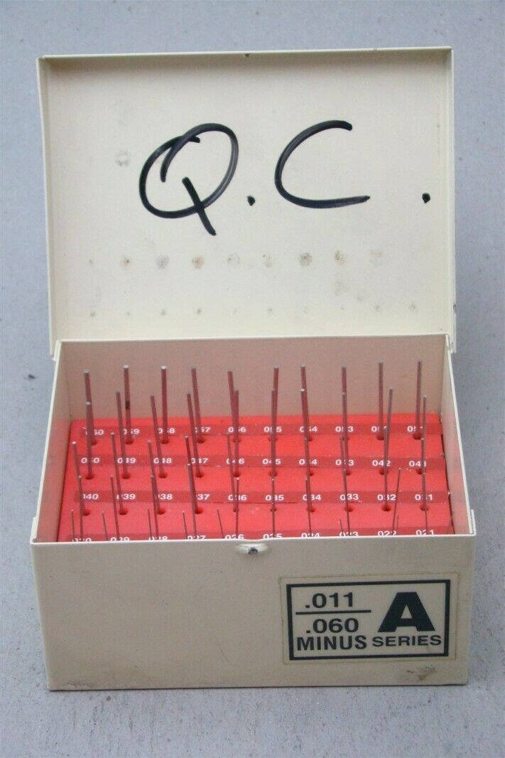 Vermont Gage Gage Set A Series, .011/.06 Minus Joseph Fazzio