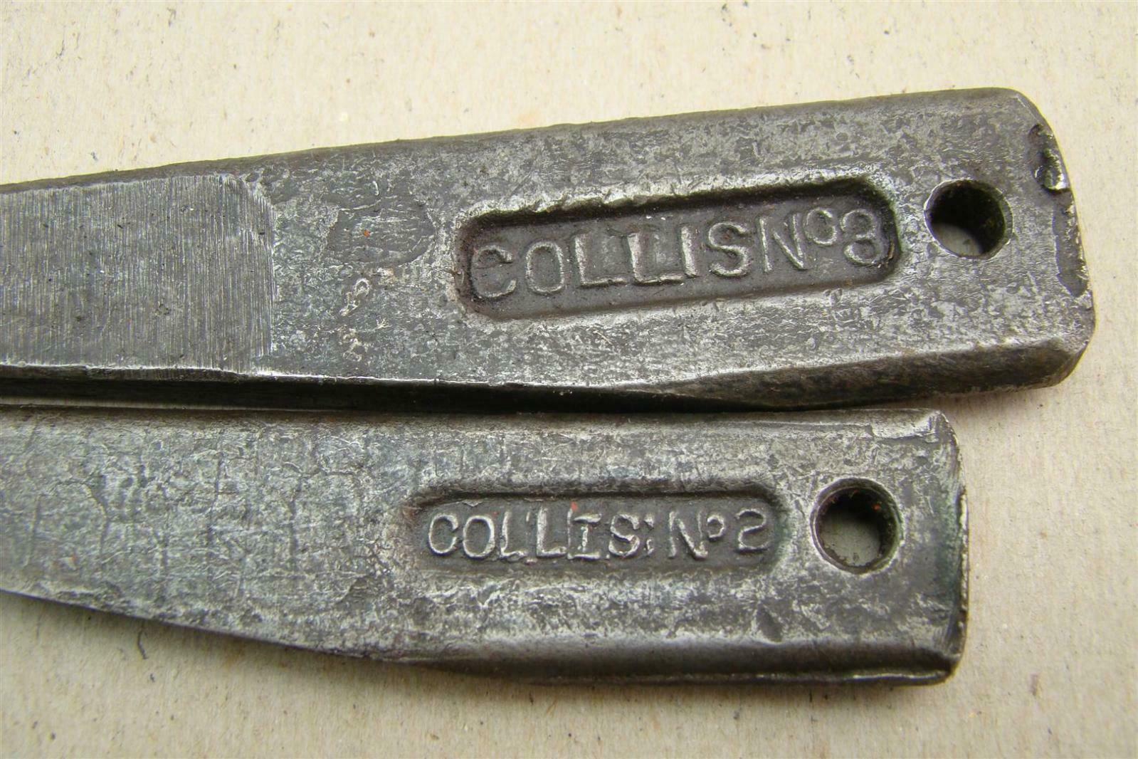 (8) Collis Drill Chuck Extractor Drift Key Wedge Set , No.1, No.2, No.3