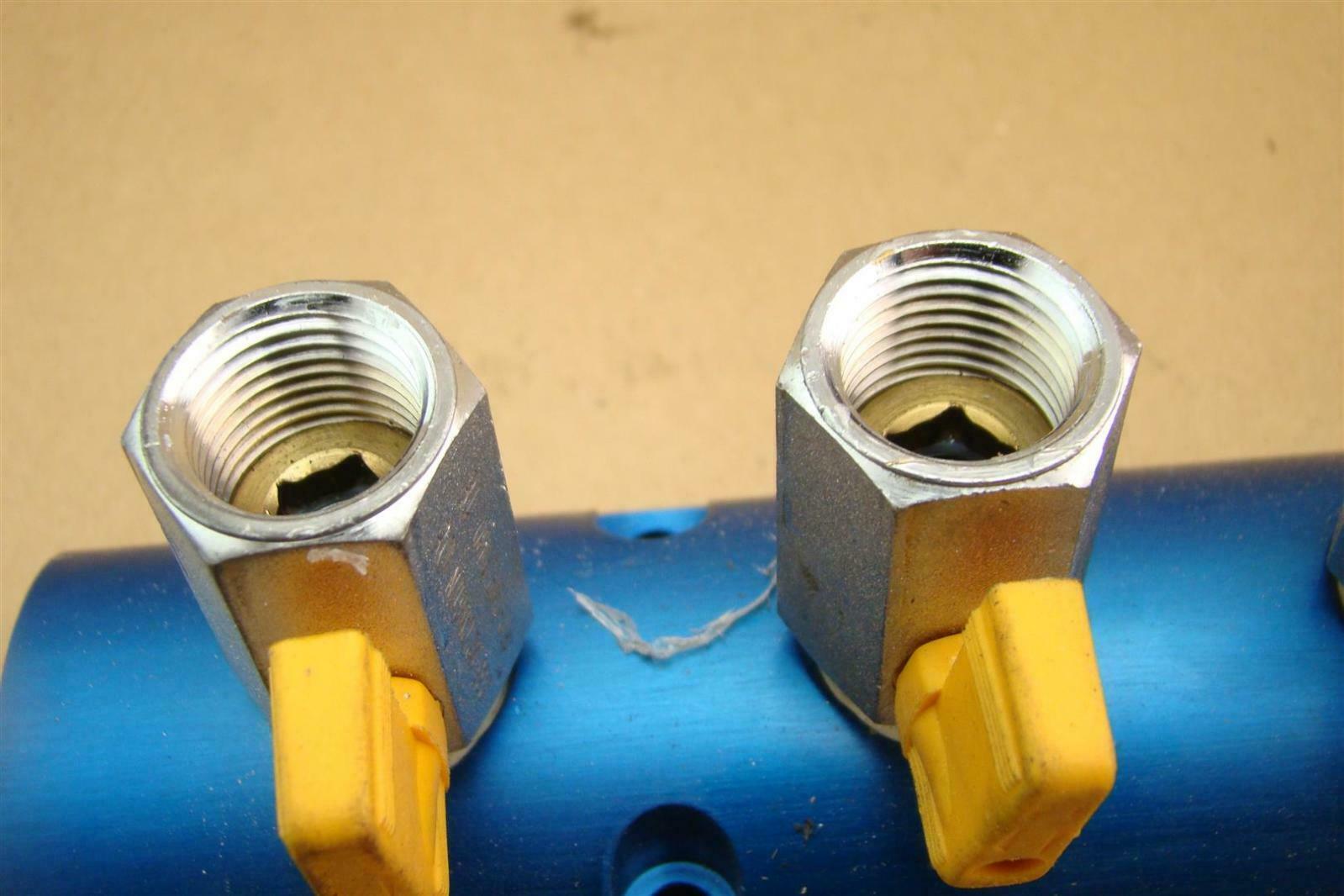 Plastixs 6Port Injection Molding Manifold 1/2" Valves, 13" Joseph