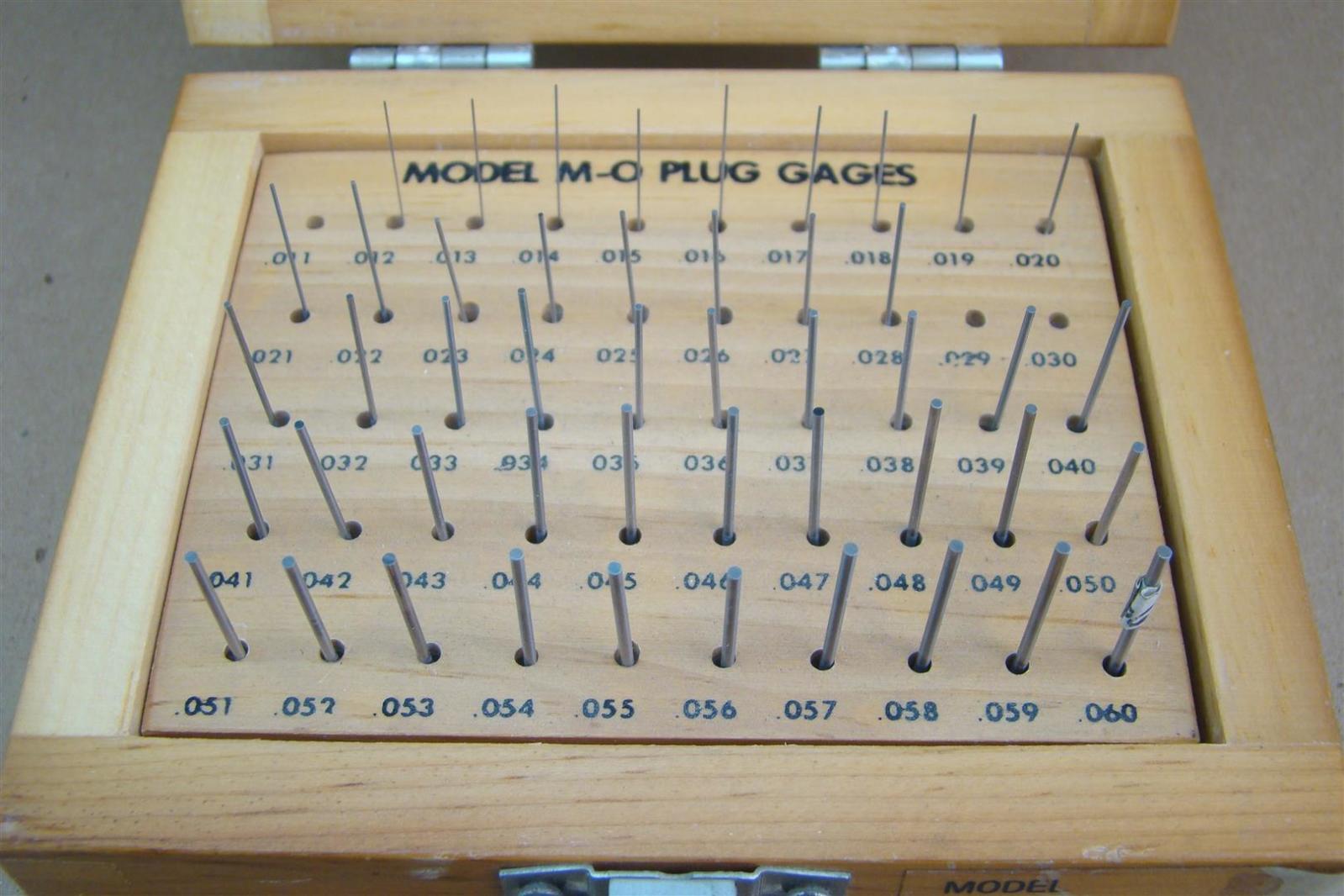 Meyers Model MO Plug Gage Set Joseph Fazzio, Incorporated