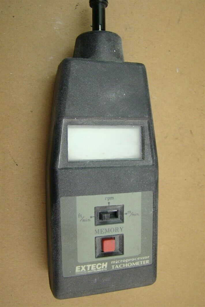 Extech Instruments Microprocessor Tachometer with Case eBay