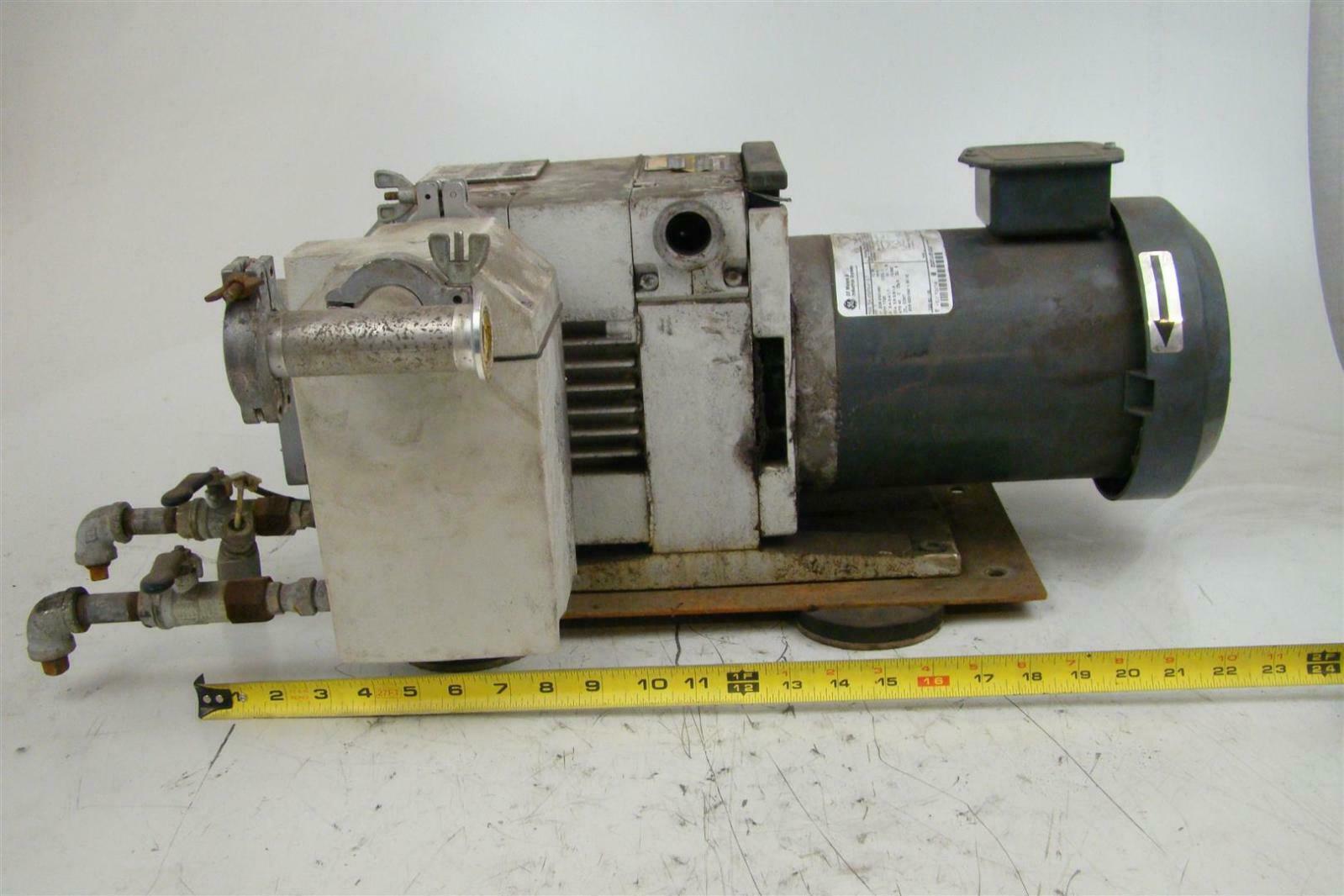 LEYBOLD 1 HP Vacuum Pump AC Electric Motor 208230/460v, 1725 RPM