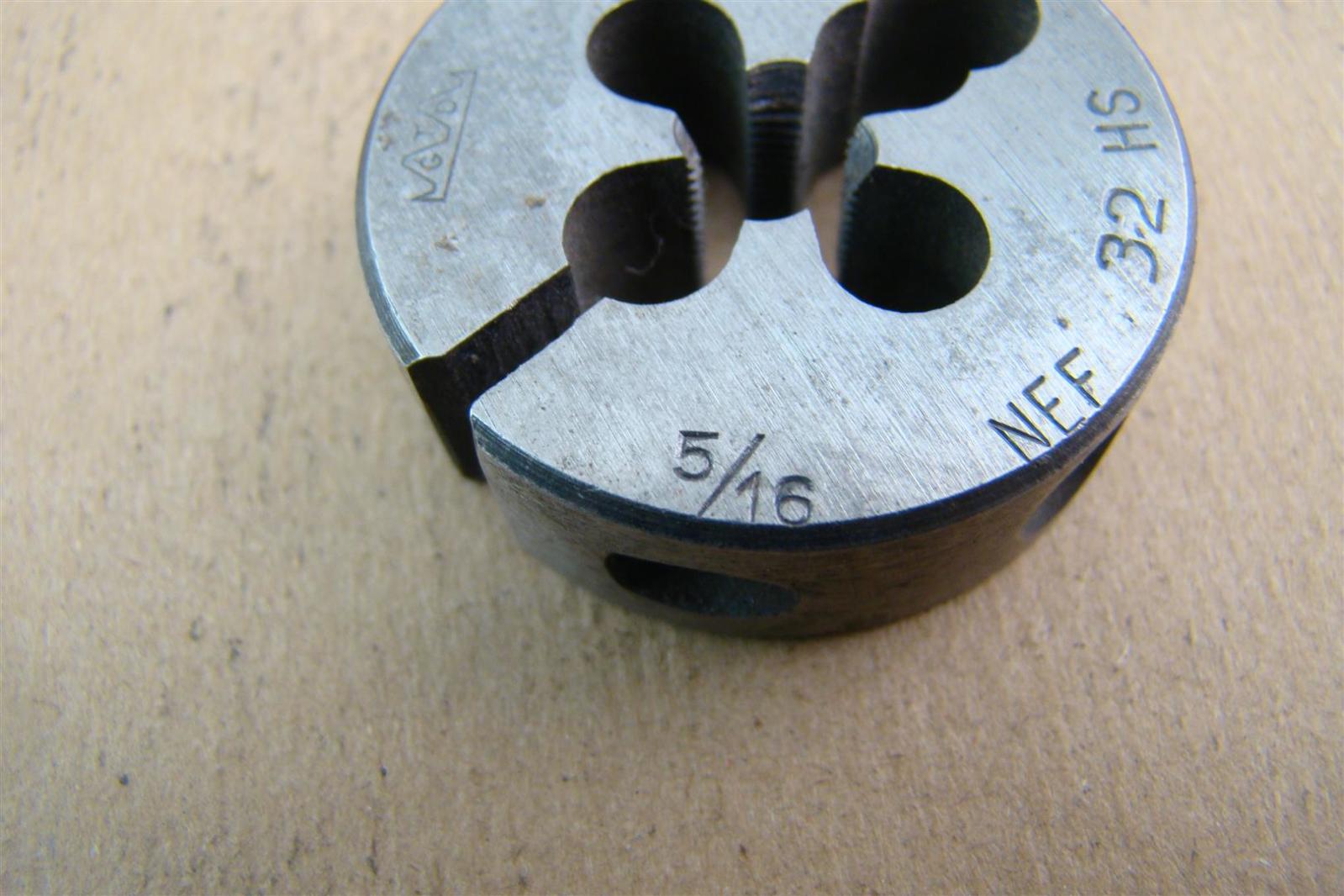 (3) GTD Rethreading Dies M14, 5/8", 5/16", HS Joseph Fazzio, Incorporated