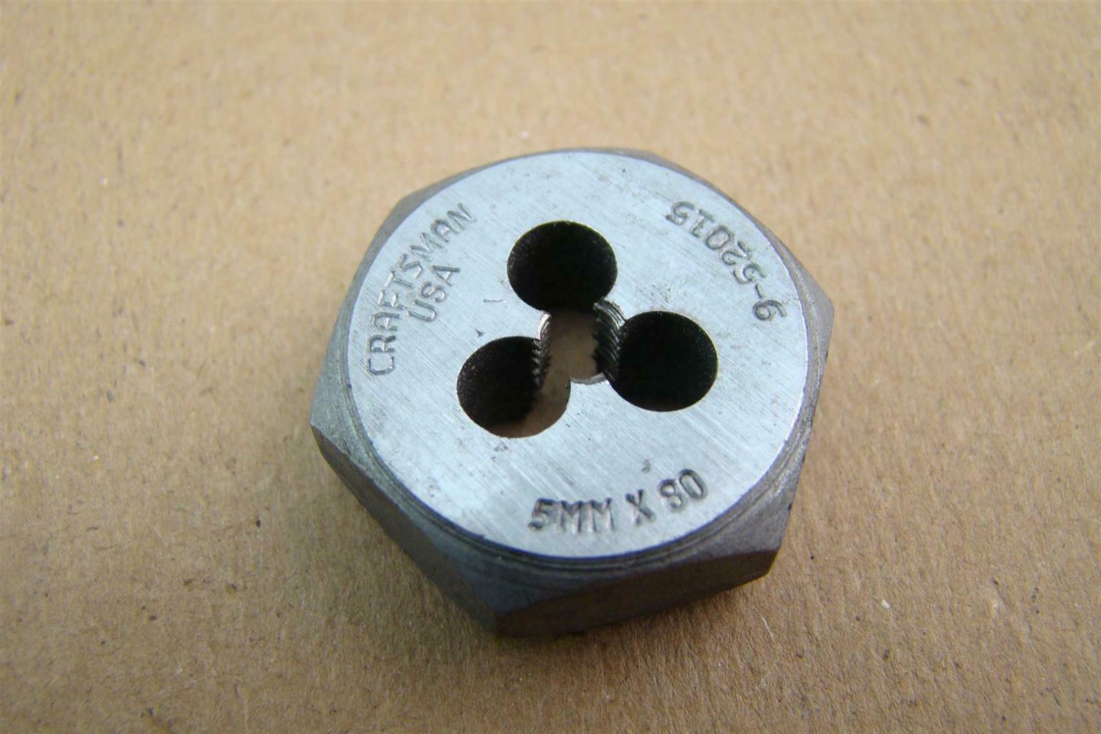 (3) GTD, Craftsman Rethreading Dies 5mm x 80, 1/4", m16, hs eBay