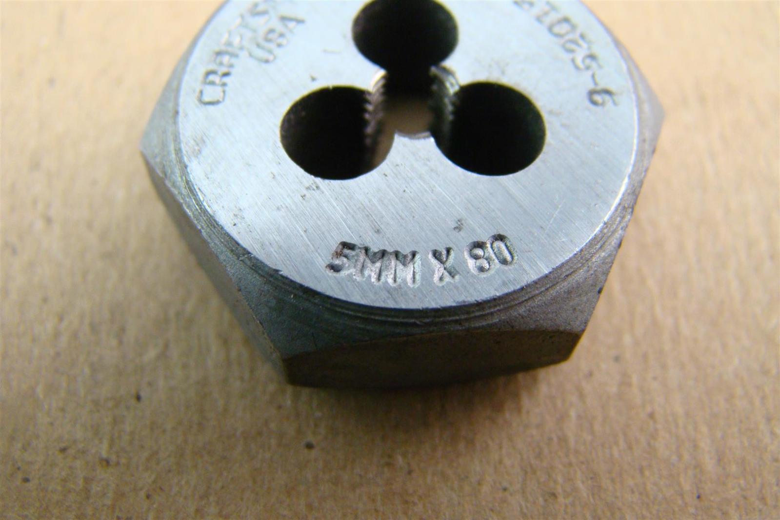 (3) GTD, Craftsman Rethreading Dies 5mm x 80, 1/4", m16, hs eBay