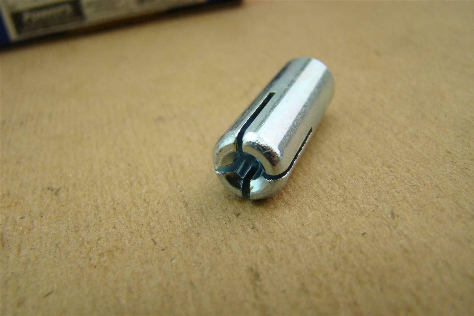 Power Fasteners Box of 100 Steel Dropin (1/4" x 1" x 3/8") , 06304