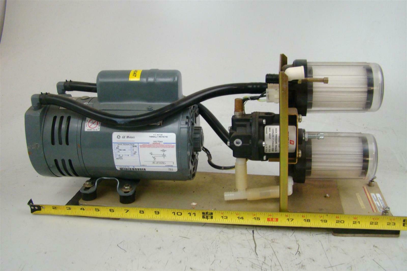 Gast 1/4HP Vacuum Pump with filter and regulator 220v, 0523P335