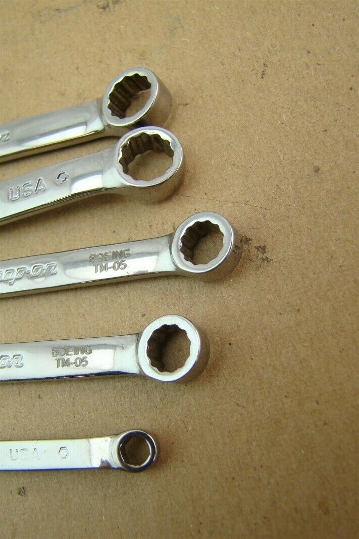 (5) SnapOn Combination Wrenches (5/16", 1/4", 5/32") Joseph Fazzio