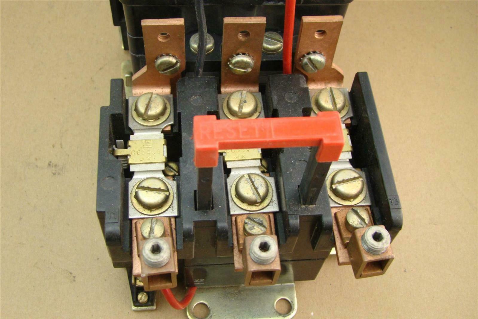 Square D Motor Starter Size 3, 600vAC Max, Series A, 8536, SEO 1 Joseph Fazzio, Incorporated