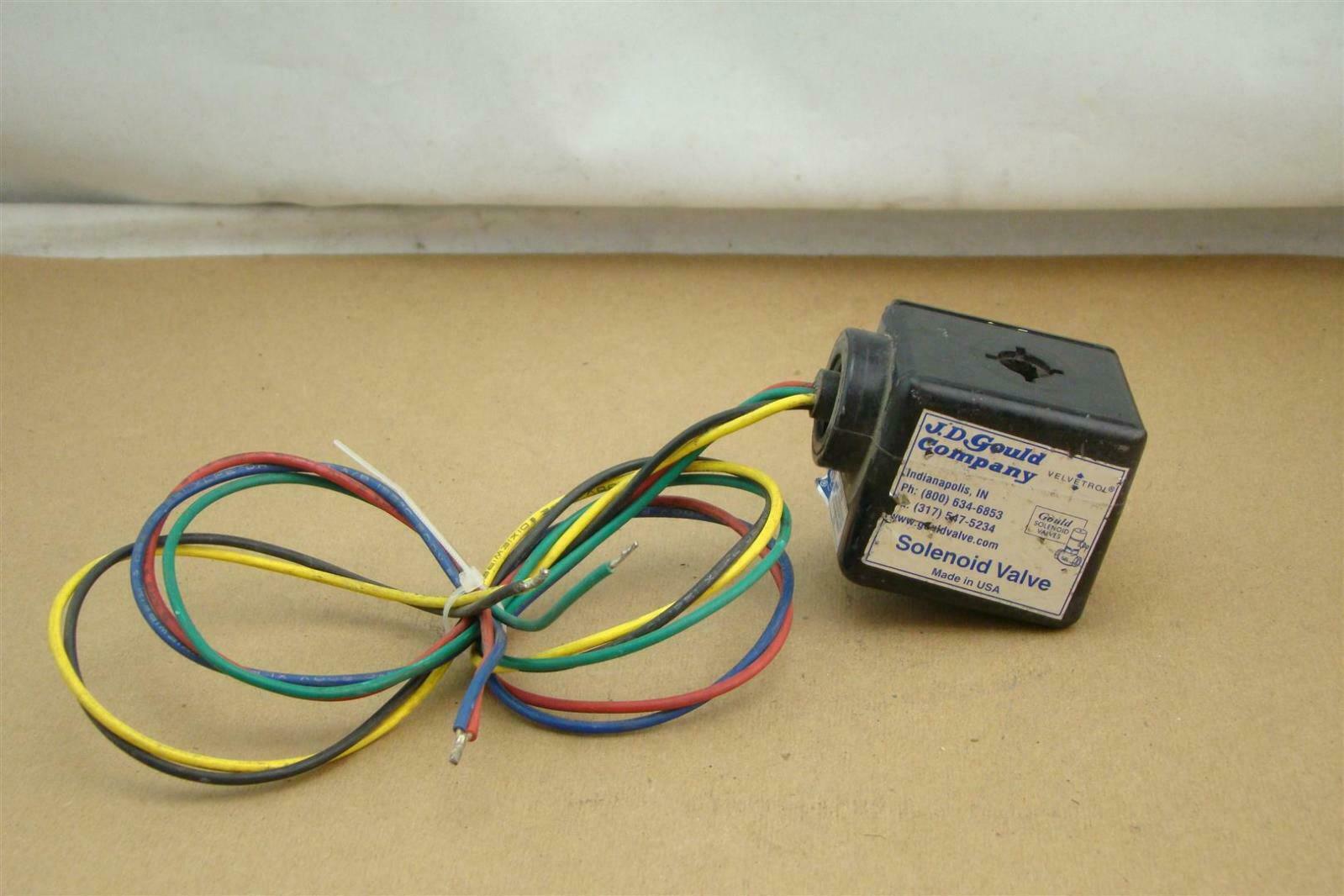 J.D. Gould Dual Voltage Solenoid, 120/240v, 50/60hz Joseph Fazzio