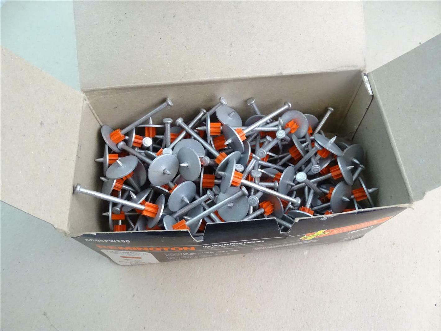 Remington Low Velocity Power Fasteners 2 1/2" 63mm ,100 count , 58052