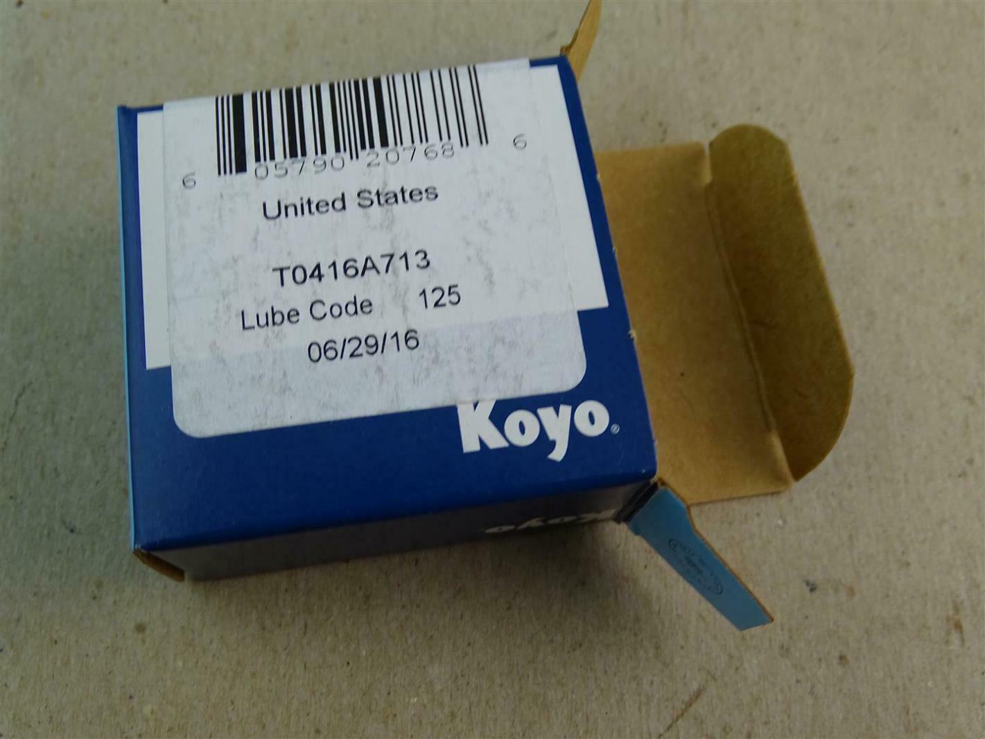Koyo Bearings Precision Needle Roller, Drawn Cup Open , GB1012;PB;L125