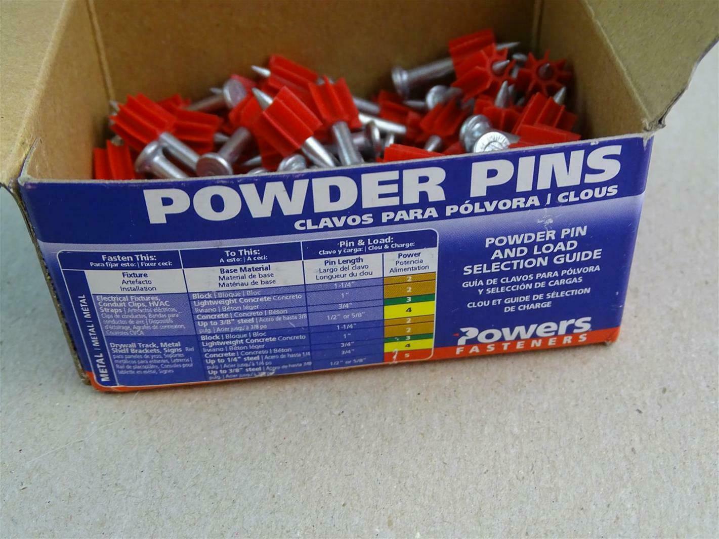 Power Fasteners Powder Pins 1" 100 count , 50026 Joseph Fazzio