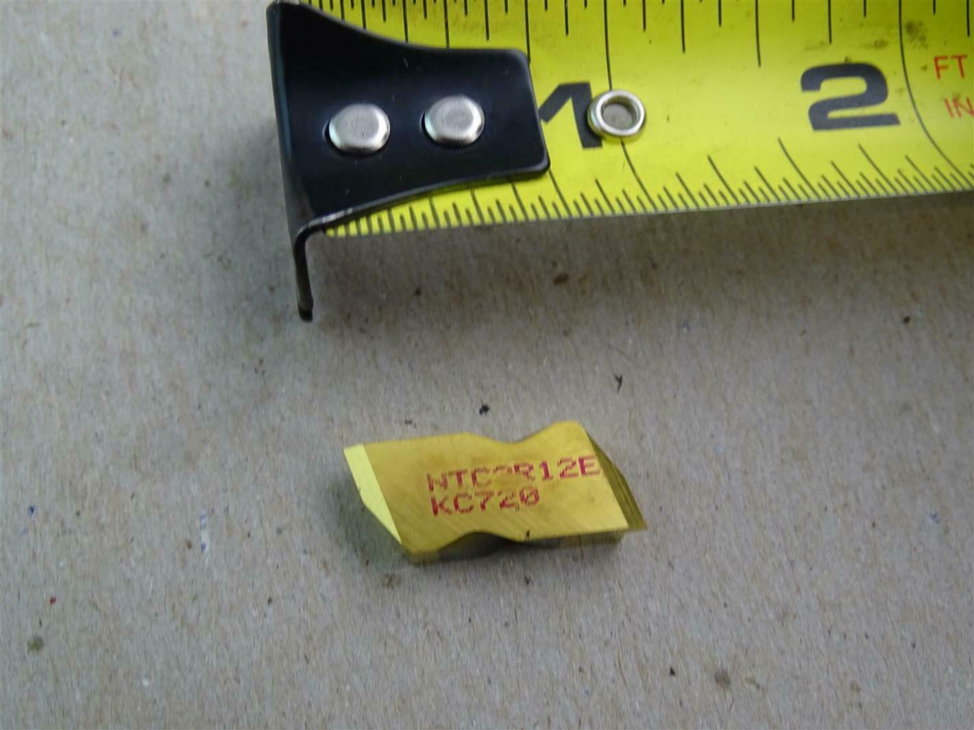 Top Notch Indexable Inserts KC720, NTC3R12E Joseph Fazzio, Incorporated