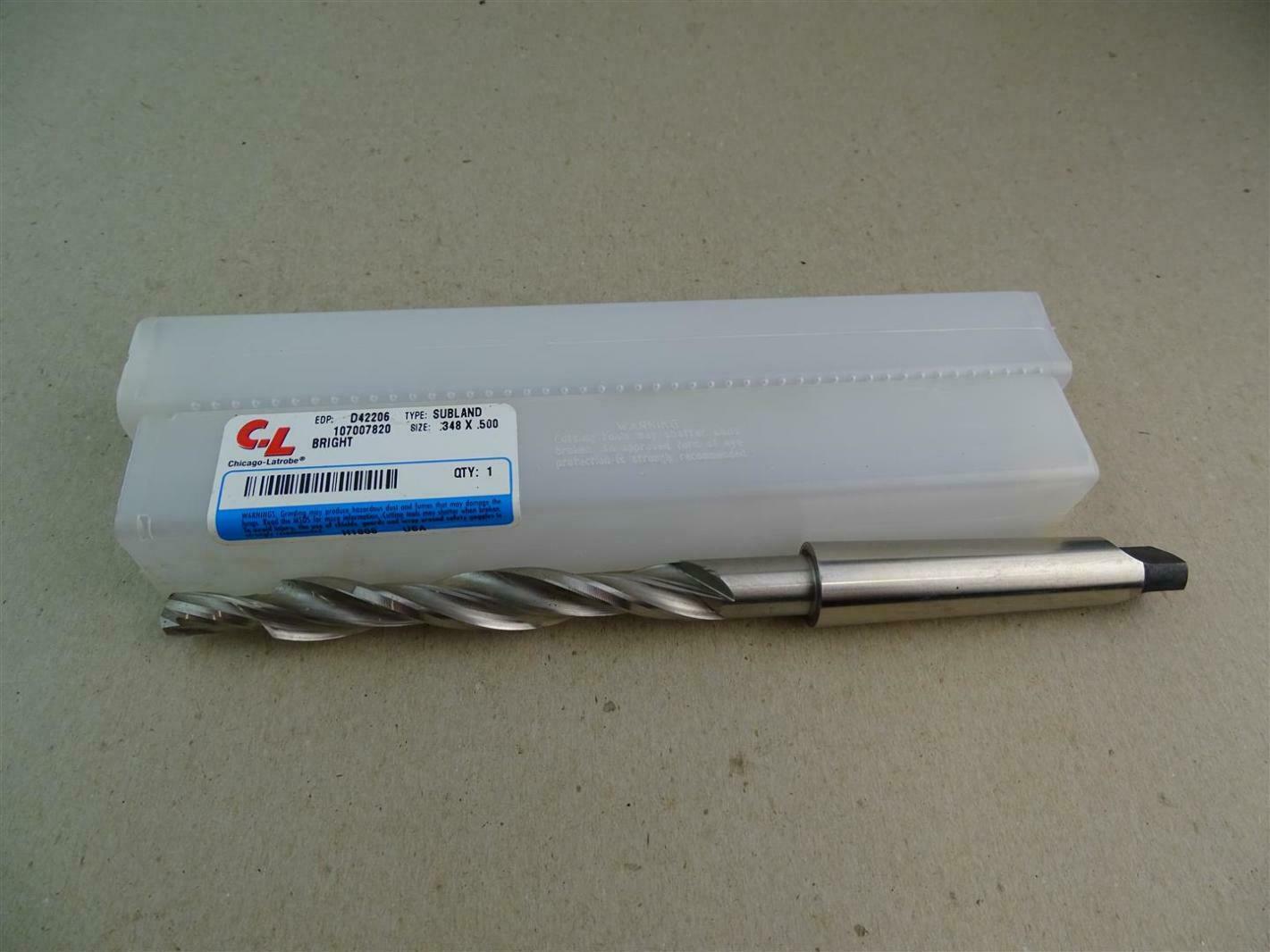 NEW SURPLUS 59//64/" CHICAGO-LATROBE USA TAPER SHANK TWIST DRILL #3MT .9219