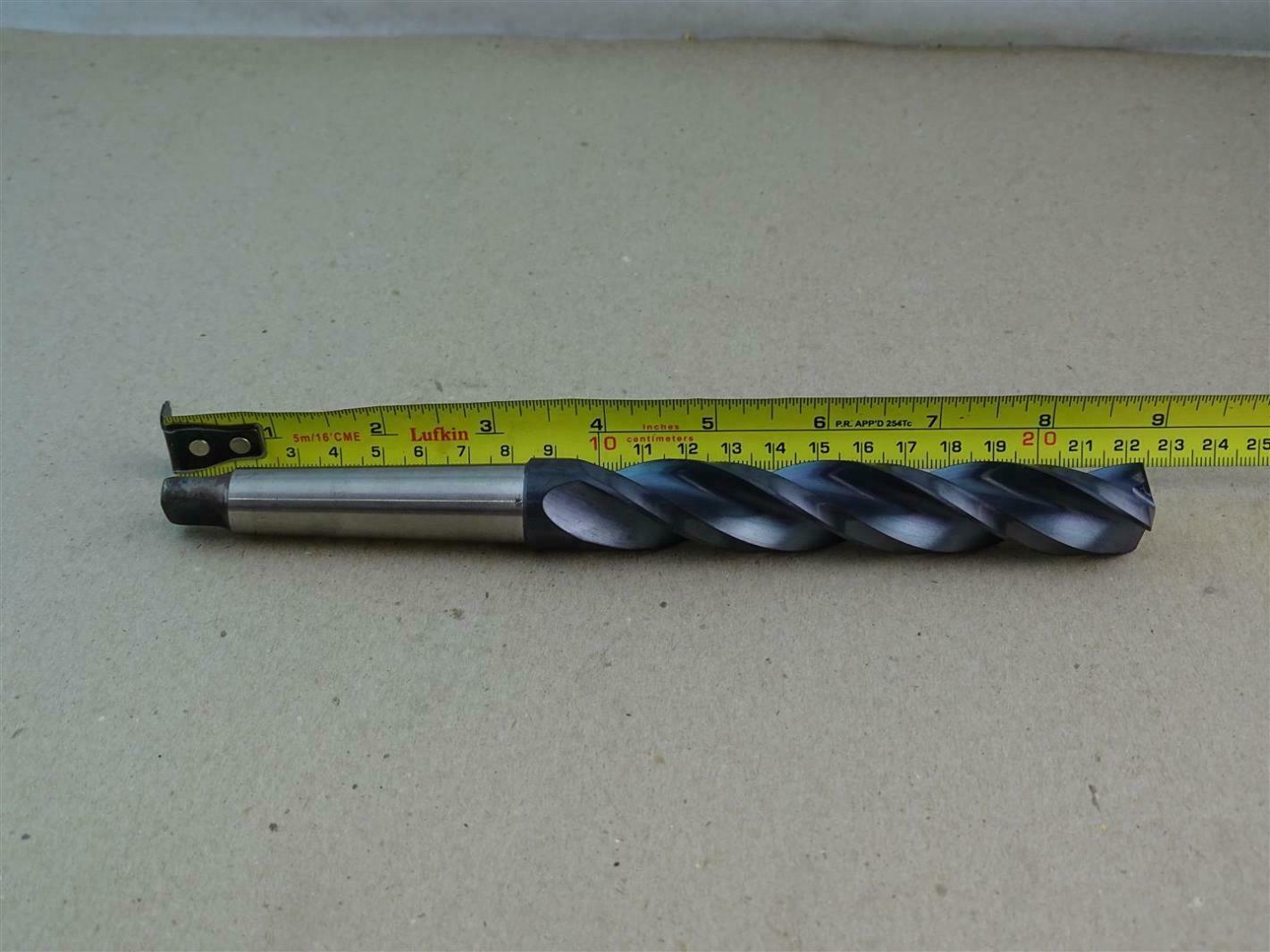 Guhring Hsco 20.5mm 3Flute Drill Bit, Morse Taper Shank , HP0010235