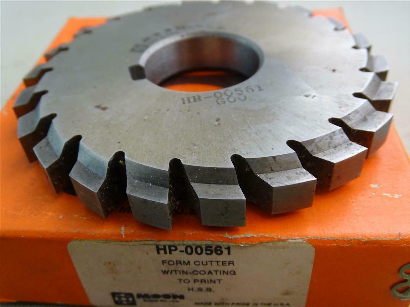 Moon Cutter Company Form Cutter w /Tin Coating , HP00561 GOO Joseph