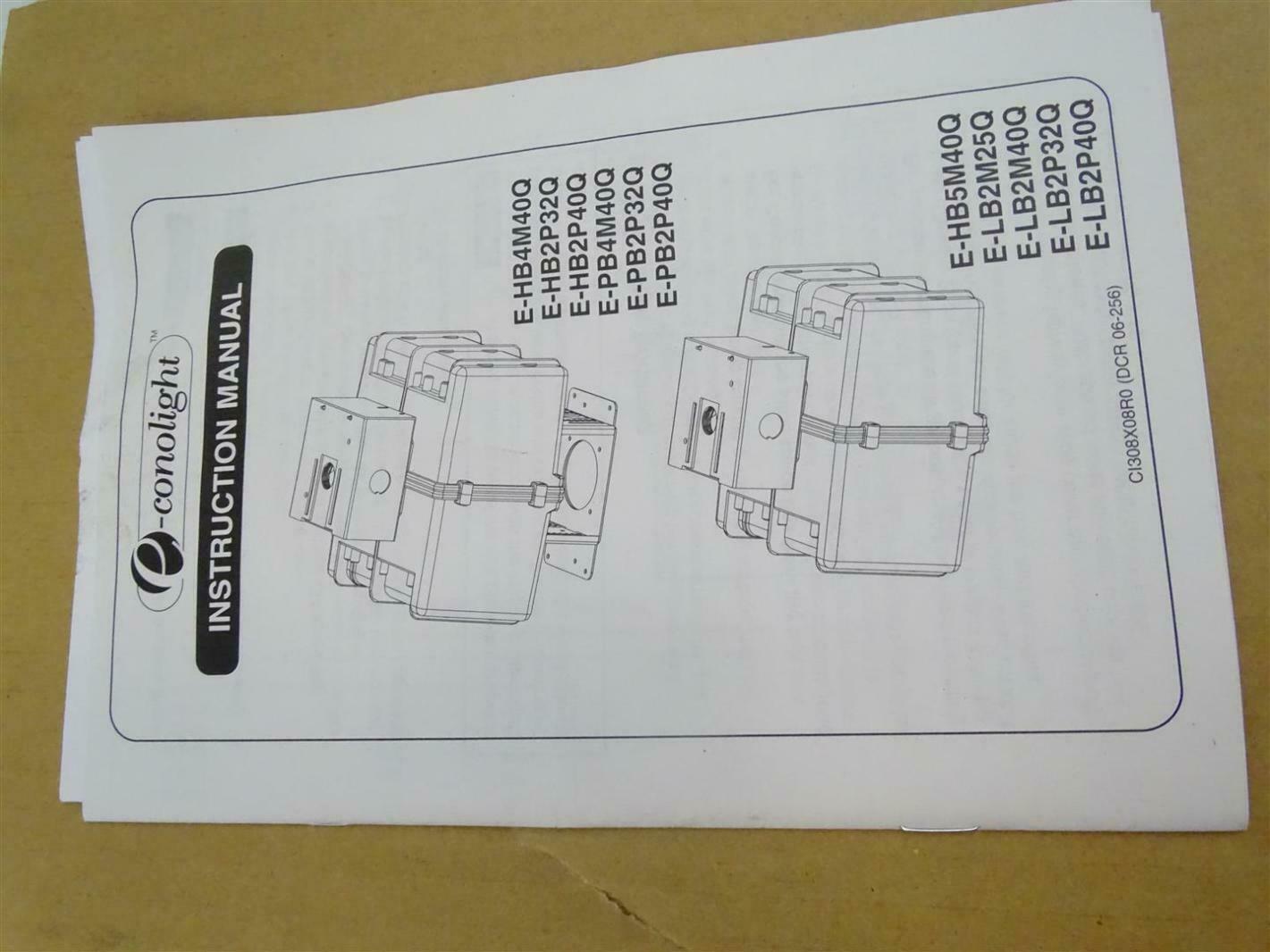 E-Conolight  400w HID Luminaire Fixture 120/208/240/277v , ELB2M40QQ