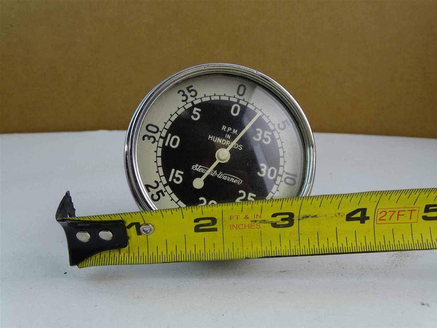 Stewart Warner Portable Hand Rotary Tachometer , 757W Joseph Fazzio