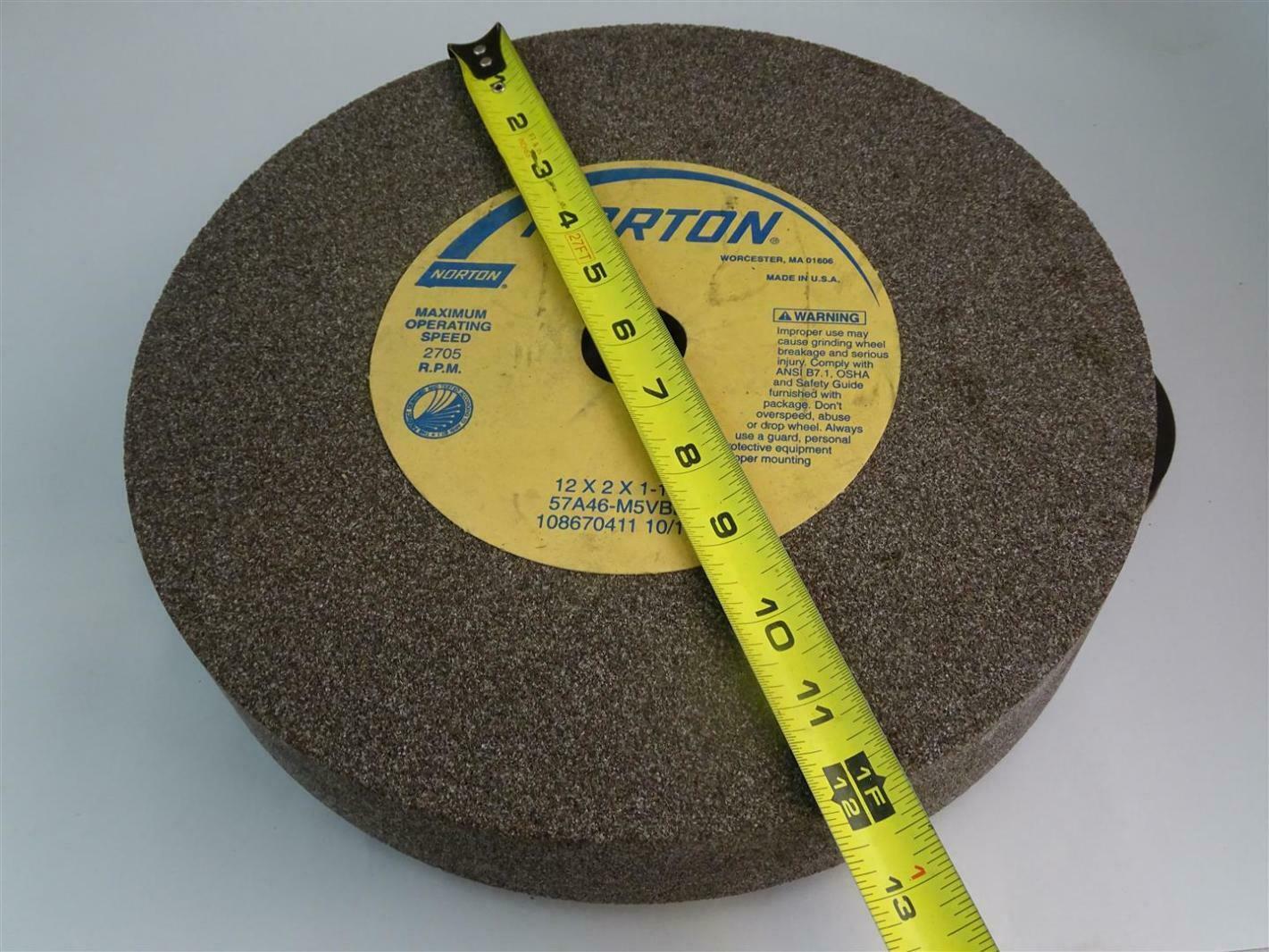 Norton Grinding Wheel , 57A46M5VBE Joseph Fazzio, Incorporated