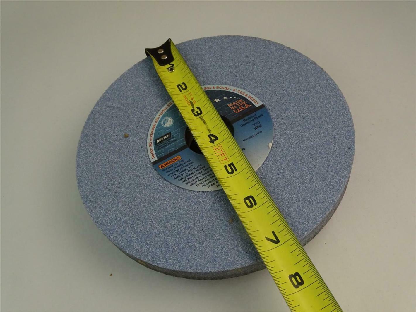 8 X 2 X 4-1//2 BOLT-ON GRINDING WHEEL 5SG46IVS NORTON F-2-8-5