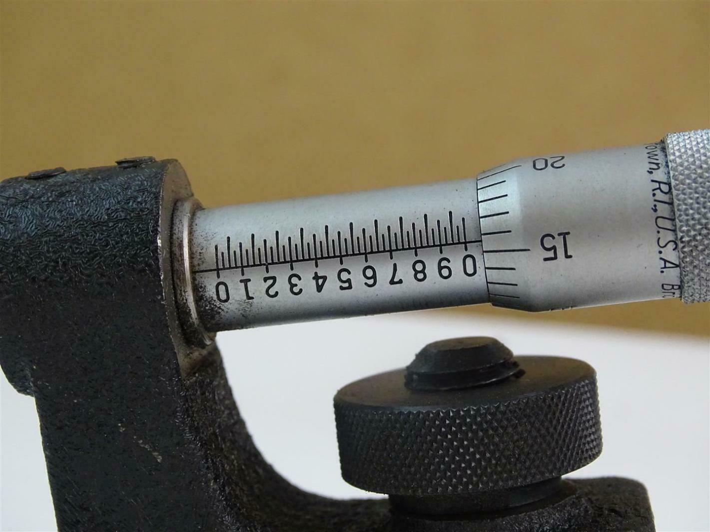 Brown & Sharpe Micrometer , Kingston Joseph Fazzio, Incorporated