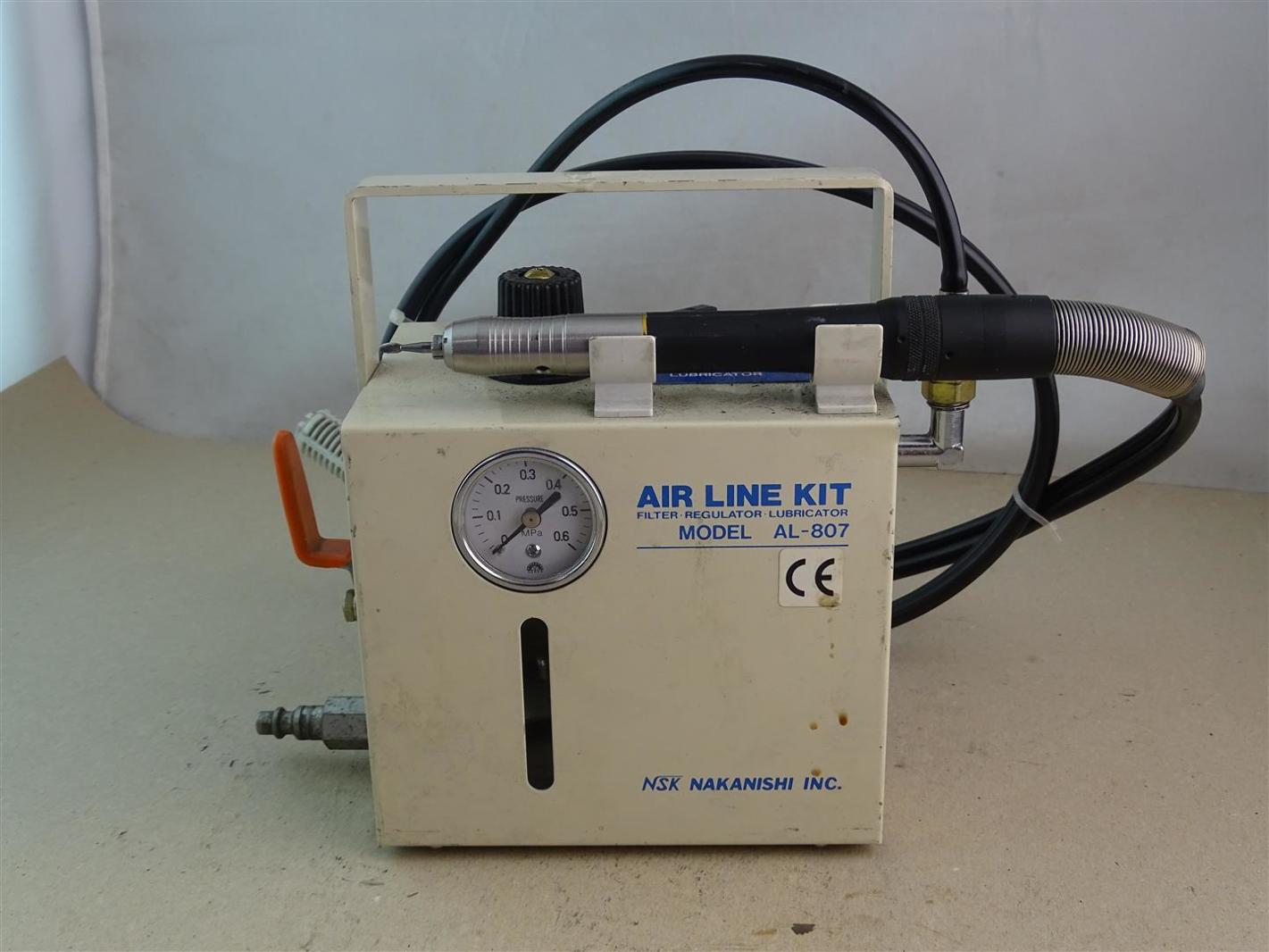 NSK Nakanishi Dentist Drill Pneumatic Grinder & Regulator