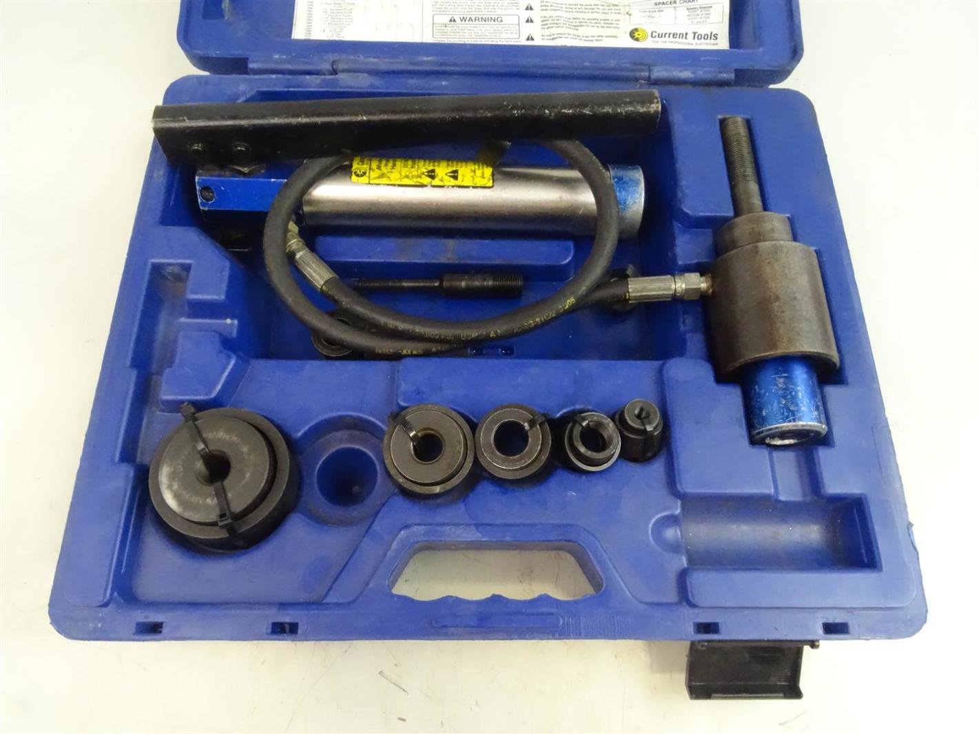 Current Tools Hydraulic Knockout Set 1/2" to 2" , 152PM Joseph Fazzio