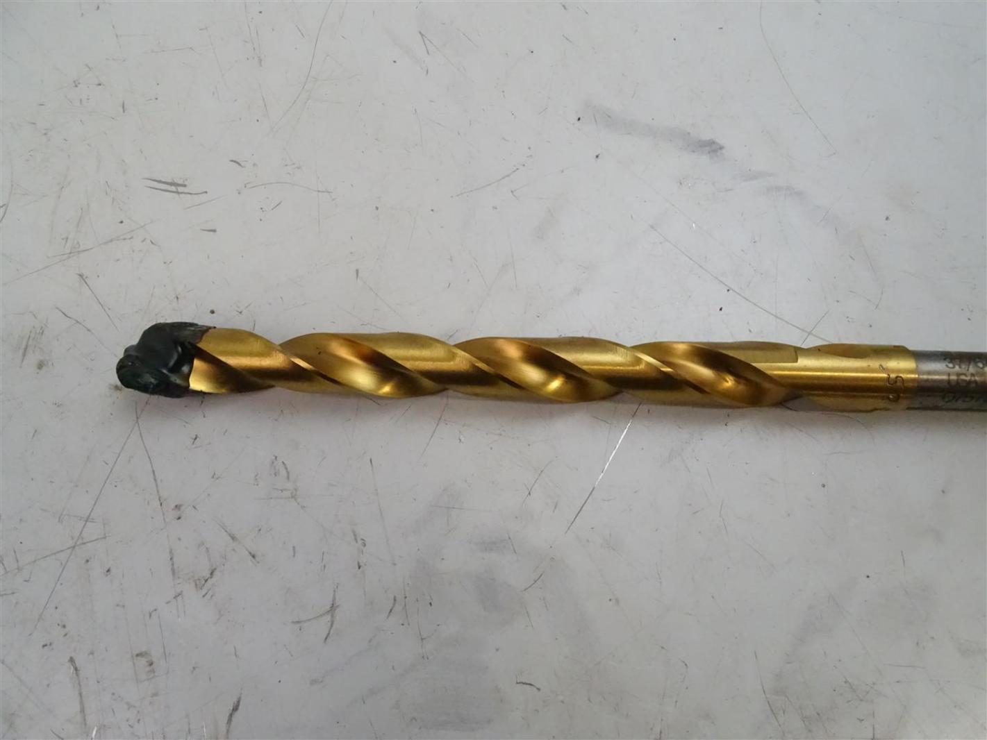 (4) USA HS TiN Coated Drill Bits , 37/64" Joseph Fazzio, Incorporated