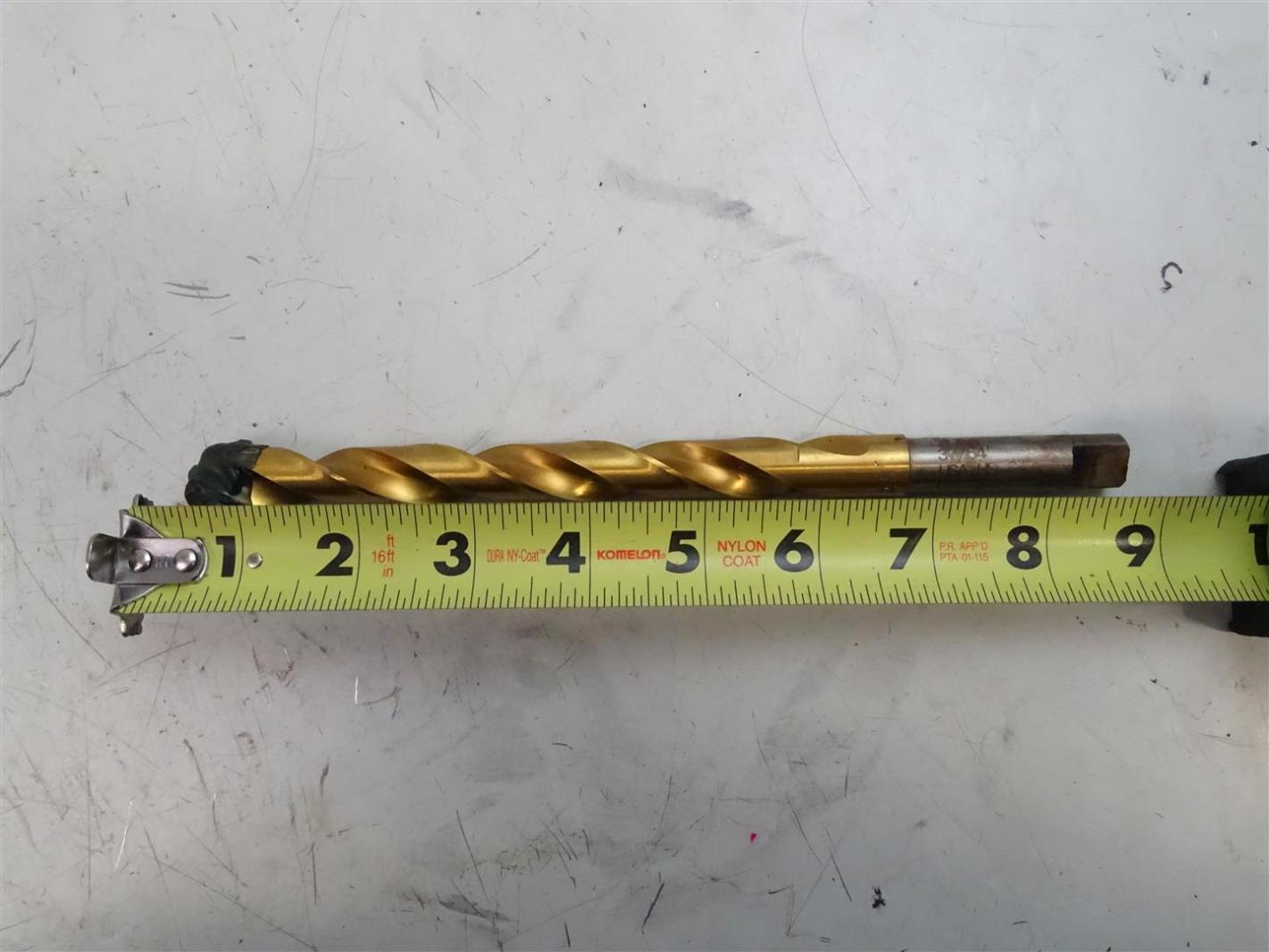 (4) USA HS TiN Coated Drill Bits , 37/64" Joseph Fazzio, Incorporated