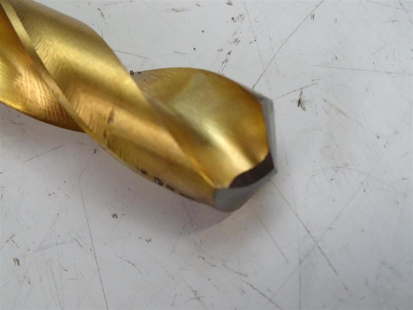 (4) USA HS TiN Coated Drill Bits , 37/64" Joseph Fazzio, Incorporated