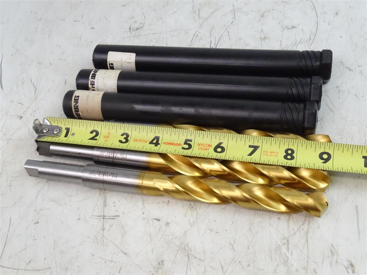 (3) Guhring TiN Coated Drill Bits , .7120" Joseph Fazzio, Incorporated