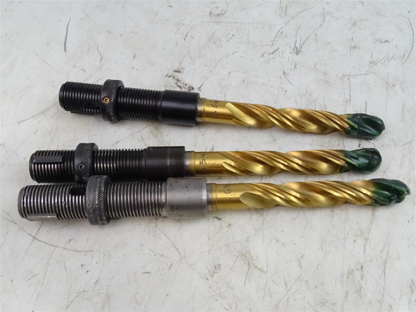 (3) USA Step Drill Bit, Threaded Shank , Adapter Joseph Fazzio