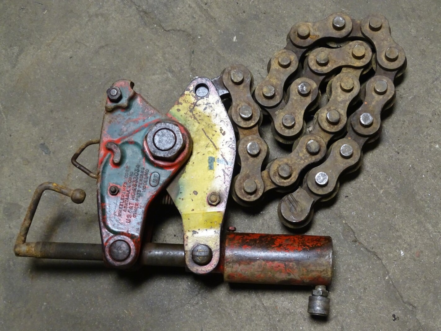 Wheeler Mfg. Co Hydraulic Pipe Cutter , Model 5590 Joseph Fazzio