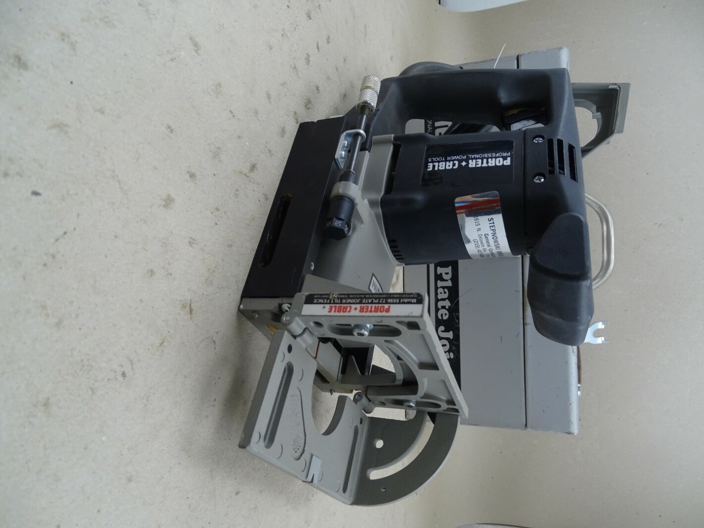 Porter Cable Plate Joiner 120v 5A 8000rpm, Model 556