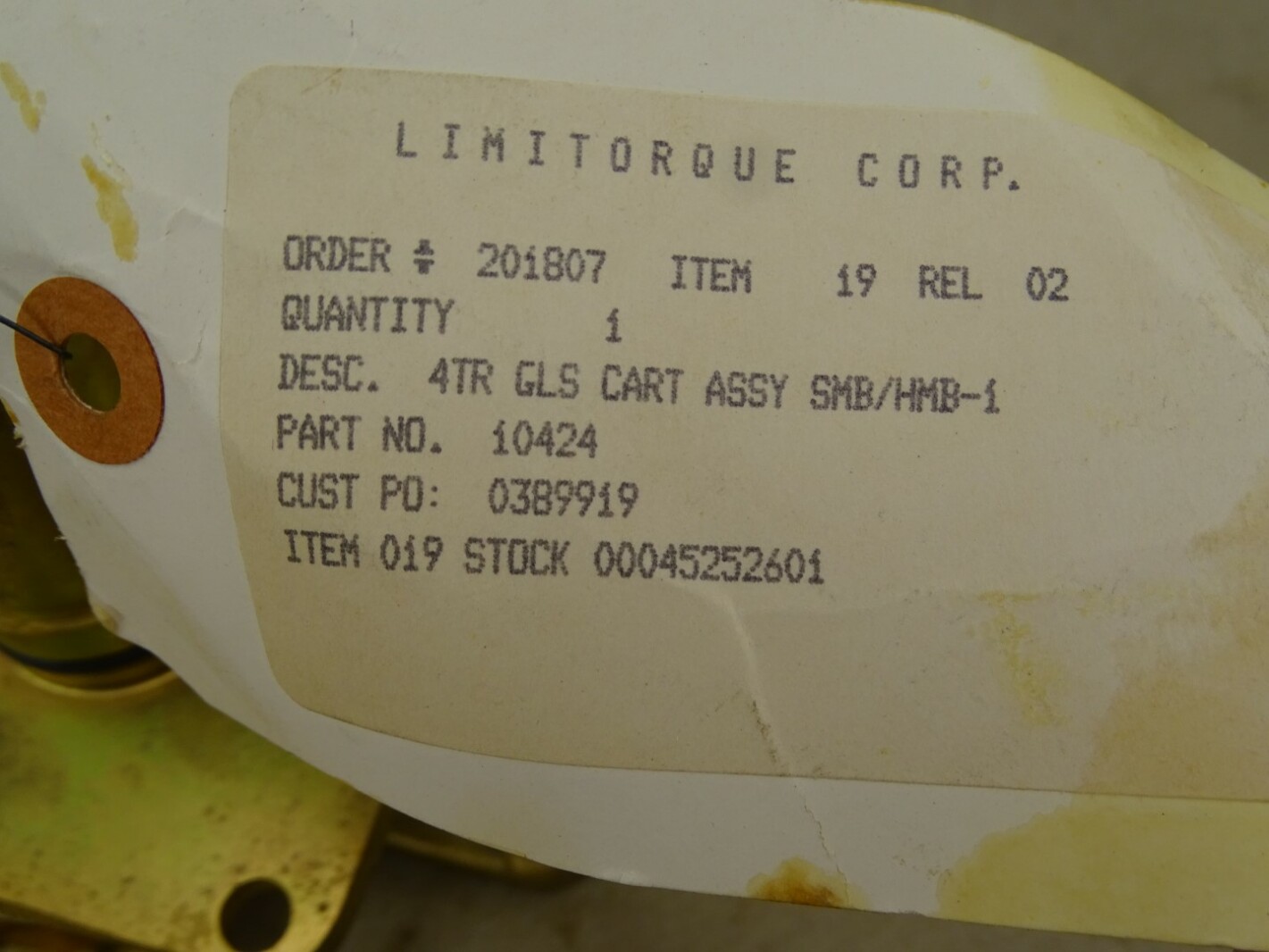 Limitorque Geared Limit Switch , 10424