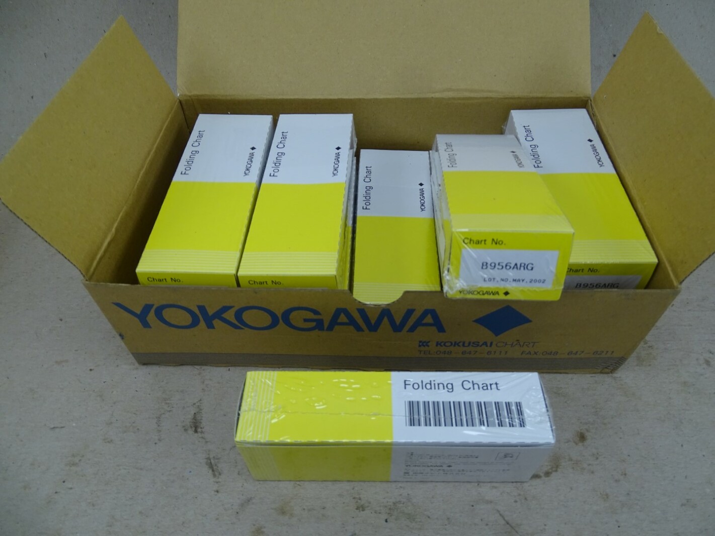 (10) Yokogawa  Folding Chart Paper , B956ARG