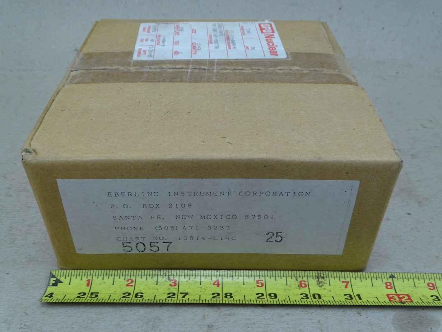 (25) Eberline Instrument Corp Strip Chart Paper , 5057