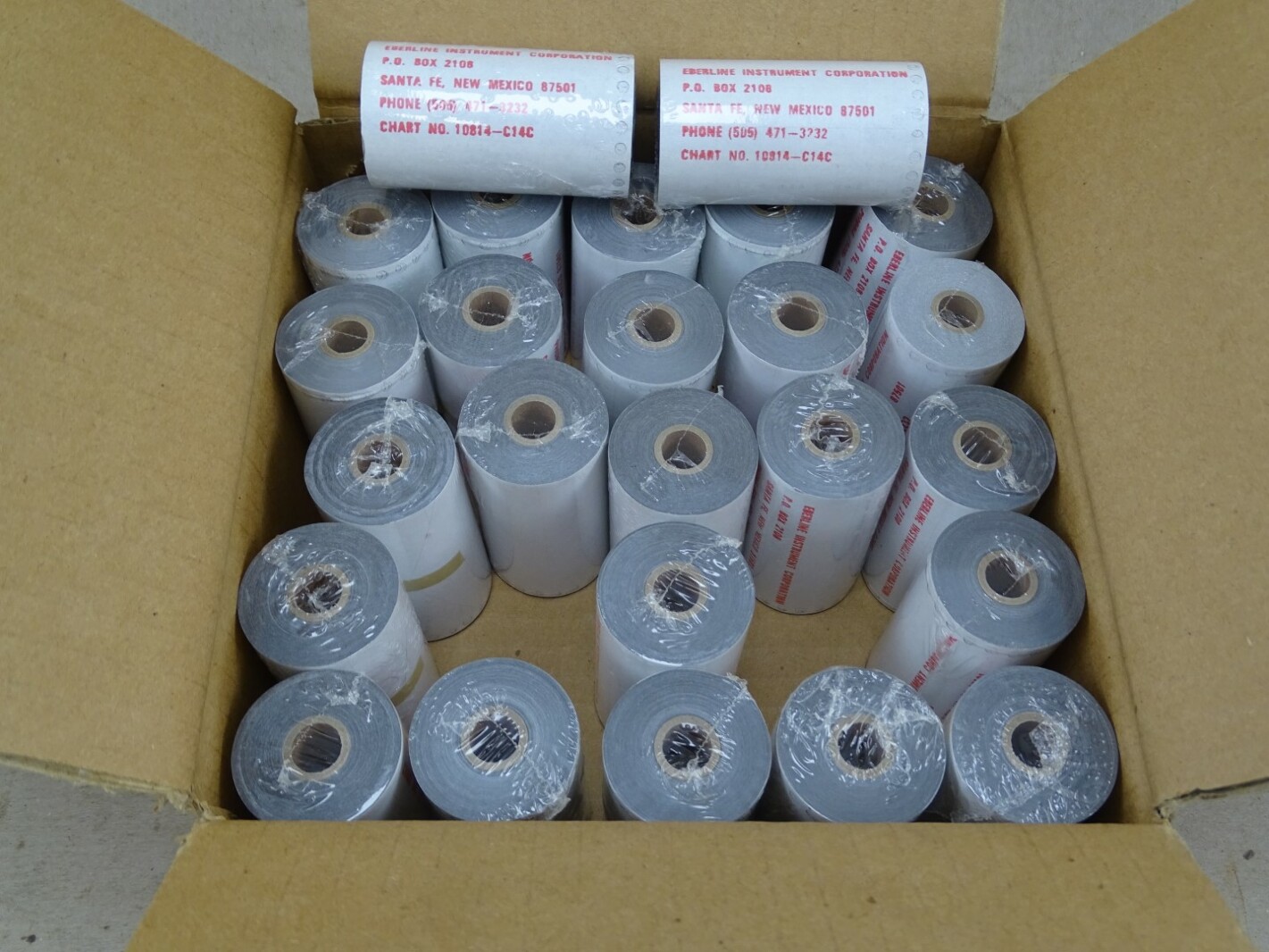 (25) Eberline Instrument Corp Strip Chart Paper , 5057
