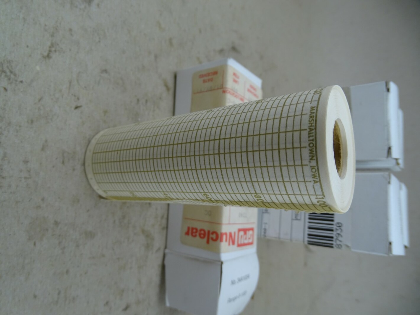 (5) Fisher Controls Chart Paper Range 0-100, 34A1034