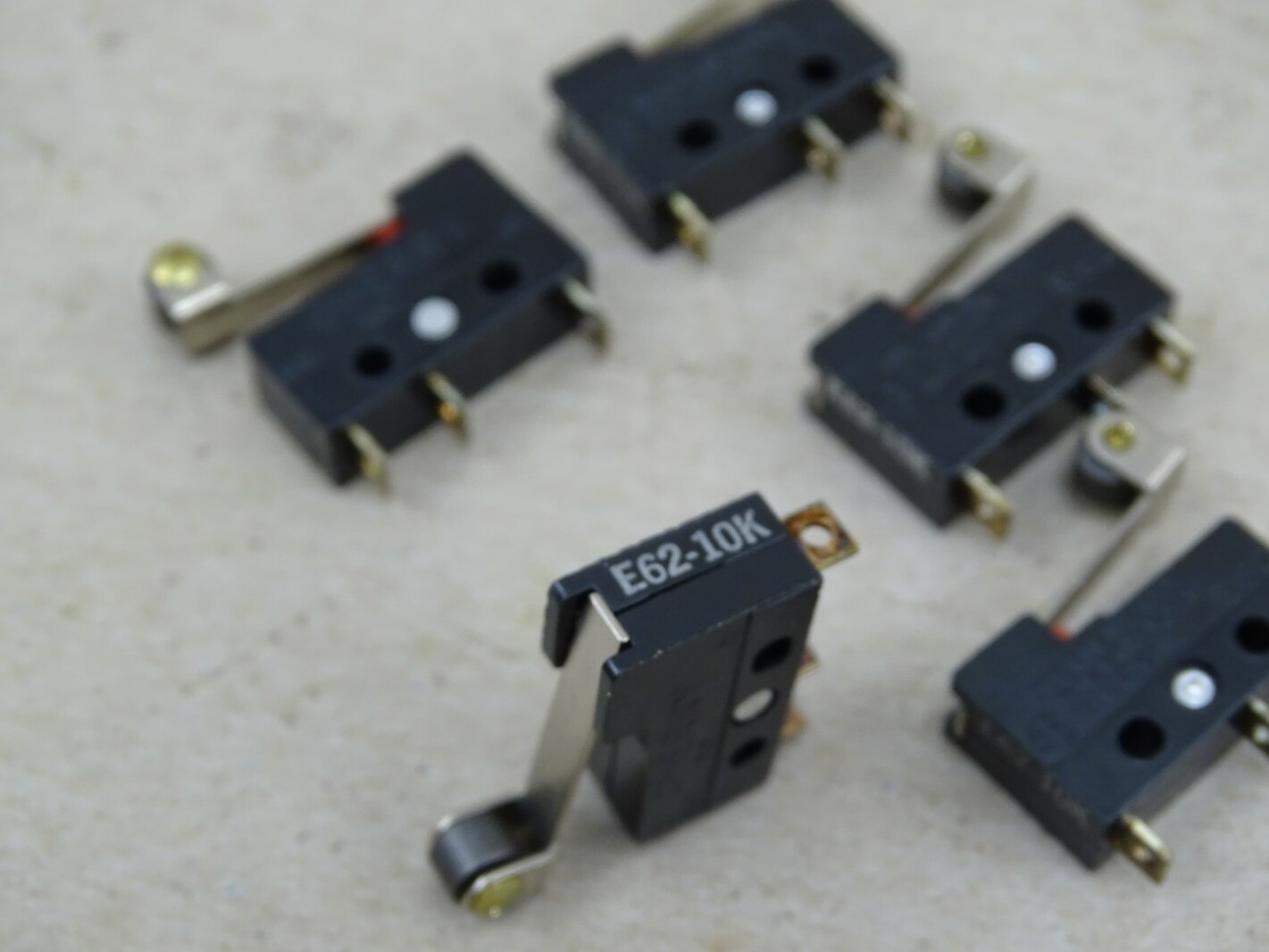 (5) Cherry Electric Microroller Switch , E6210K Joseph Fazzio